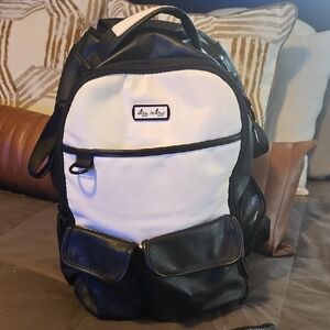 Black and White Itzy Ritzy Baby Backpack